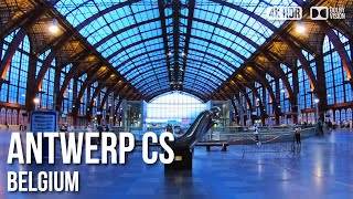 Antwerp Central Railway Station  🇧🇪 Belgium 4K HDR Walking Tour [upl. by Gibert]