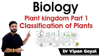 Biology l Botany  Classification Of Plants  Plant Kingdom l Part 1 l Dr Vipan Goyal l Study IQ [upl. by Aicaca]