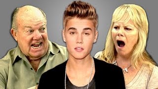 ELDERS REACT TO JUSTIN BIEBER [upl. by Liagabba]