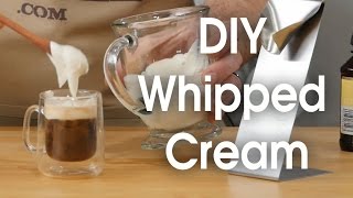 DIY whipped cream in 60 seconds [upl. by Kazue158]