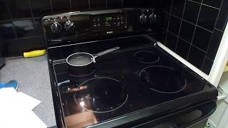 Kenmore OvenStoveRange  Self Cleaning Instructions  HowTo 7909601 [upl. by Novahs]