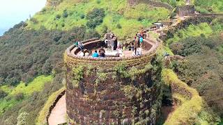 Pratapgad Fort Mahabaleshwar Drone footage [upl. by Helbona]