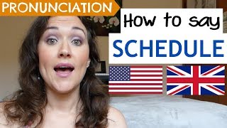 How to Pronounce SCHEDULE US UK amp Australian pronunciation [upl. by Haerle]