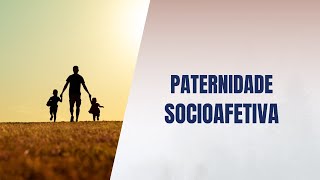 Paternidade socioafetiva [upl. by Arebma]