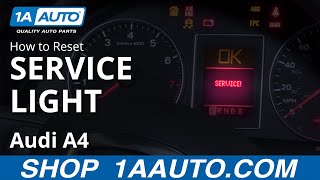 How to Reset Service Light 0409 Audi A4 [upl. by Drawoh]