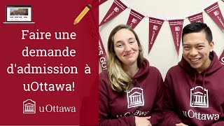 FAQ  Admission à uOttawa  uOttawa Futur [upl. by Latsirc]