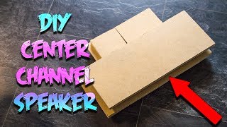 Center Channel Speaker Build  Part 1 [upl. by Aliek]