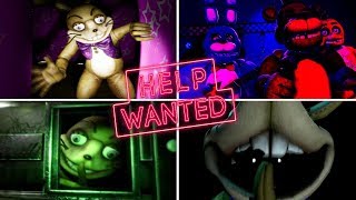 Five Nights at Freddys VR Help Wanted ALL ENDINGS [upl. by Tarfe]