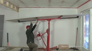 How To Use a Drywall Lift [upl. by Enelahs]