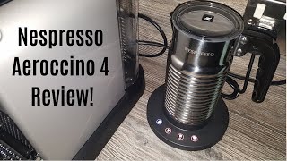 Nespresso Aeroccino 4 Milk Frother Review  Worth upgrading from the Aeroccino 3 [upl. by Kattie]