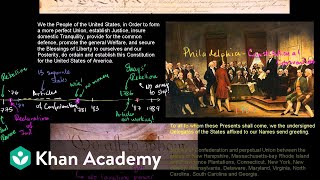 Birth of the US Constitution  US History  Khan Academy [upl. by Tezile243]