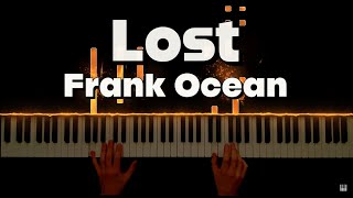 Frank Ocean  Lost Piano Cover [upl. by Akemit]