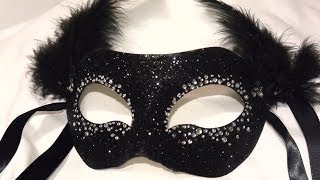 Masquerade Mask quot Night Skyquot DIY [upl. by Aiuqes]