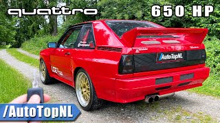 650HP AUDI Sport QUATTRO  REVIEW by AutoTopNL [upl. by Animlehliw]