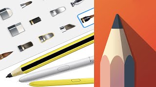 Brushes Guide for Autodesk Sketchbook Mobile [upl. by Dikmen]