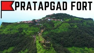 Pratapgad Fort Drone Shots 😍 [upl. by Siahc312]