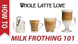 Milk Frothing for Beginners [upl. by Santoro693]