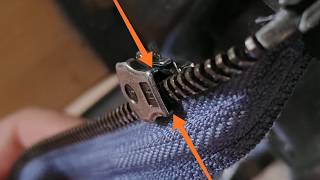 Reissverschluss reparieren  Repair zipper [upl. by Malita]