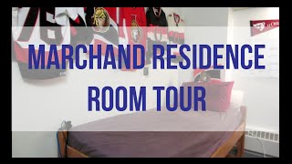 Marchand Residence Room Tour  University of Ottawa [upl. by Atteuqehs854]