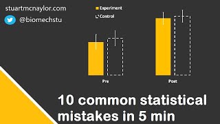 Ten Statistical Mistakes in 5 Min [upl. by Ferino]