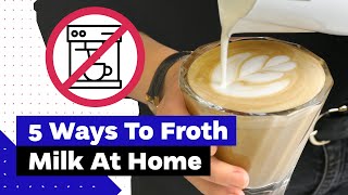 How To Froth Milk At Home Best Milk Frothers Review [upl. by Drawoh530]