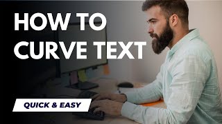 Capcut PC Tutorial How to Curve Text [upl. by Swiercz]