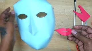 3D Paper Face Mask [upl. by Vowel]