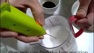 How To Make Latte Art with Mini Milk Frother [upl. by Juliana]