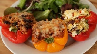 Stuffed Peppers 3 Delicious Ways [upl. by Nnyliram]