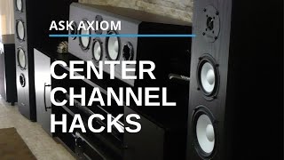 Center Channel Sound Two Hacks to Improve TV Sound [upl. by Akehs]