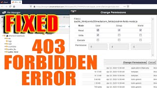 How to Fix The 403 Forbidden Error Step by Step ☑️ [upl. by Mcevoy]