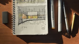 Inside My Sketchbook  An Architects Sketching Tools [upl. by Dublin]