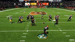 Madden NFL 22  Pittsburgh Steelers ​vs Cincinnati Bengals ​ Gameplay PS5 UHD 4K60FPS [upl. by Florette]