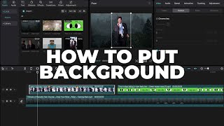 How To Put Background in CapCut PC 2023 [upl. by Susanne]