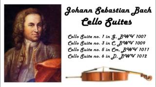 Johann Sebastian Bach  Cello suites in 432 Hz great for reading or studying [upl. by Willing]