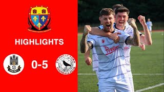 Caerleon 05 Cwmbrân Town  Gwent FA Senior cup  Quarter final highlights [upl. by Pete]